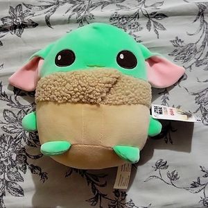 CUUTOPIA THE MANDALORIAN  THE CHILD GROGU PLUSH SOFT ROUNDED PILLOW Squishmallow
